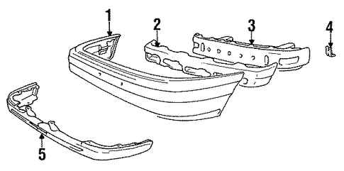 Precis BUMPER & COMPONENTS - FRONT