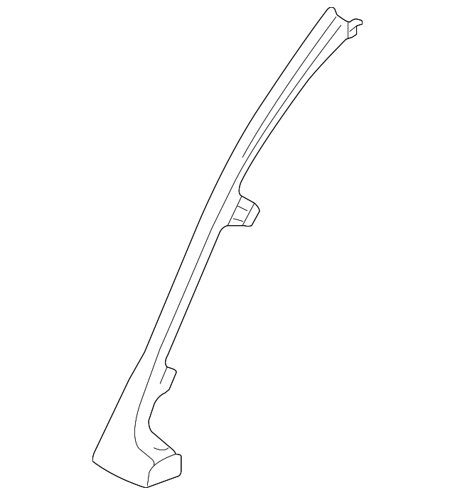 3C5-867-765-B-7G8 Деталь LOWER QTR TRIM, LEFT