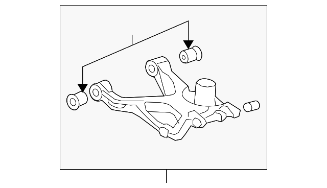 22915856 LOWER CNTRL ARM, LEFT