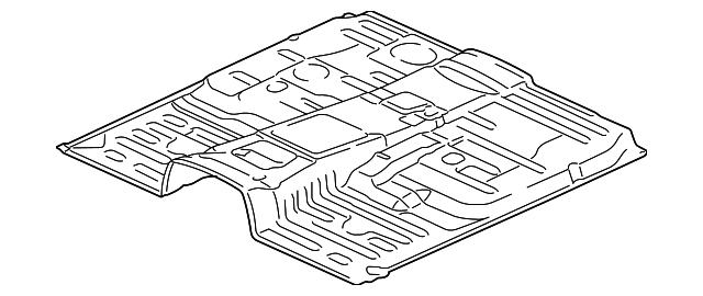 MR485744 Деталь FRONT FLOOR PAN
