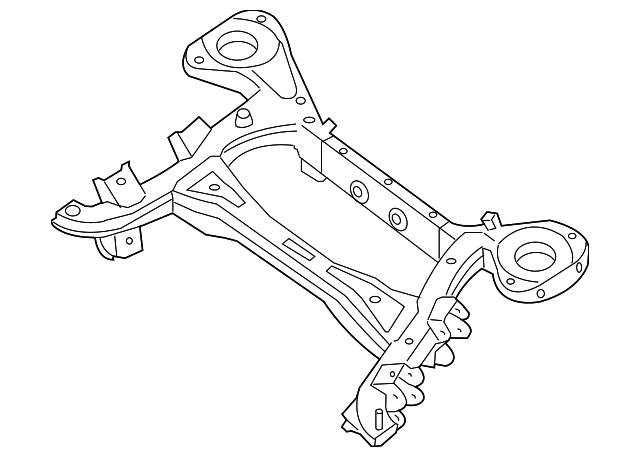 55400-ZP40A Деталь SUSP CROSSMEMBER