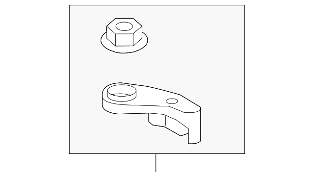 25332-C5800 Деталь RADIATOR ASSY UPPER BRACKET, LEFT
