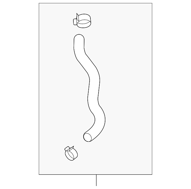25410-C5800 Деталь LOWER HOSE