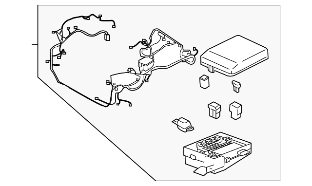 MN121202 Деталь WIRE HARNESS