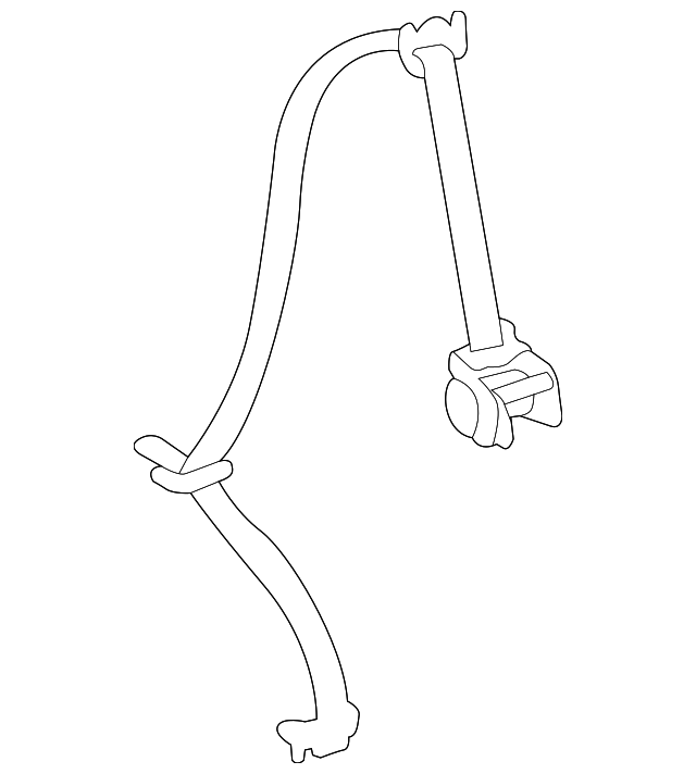 73370-08040-B1 Деталь BELT & RETRACTOR, LEFT
