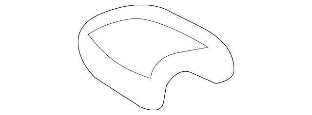 73139-08010-B0 Деталь BELT & RETRACTOR COVER, LEFT