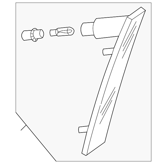63-14-7-165-869 Деталь MARKER LAMP, LEFT