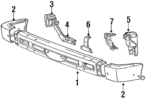 Mighty Max BUMPER & COMPONENTS - FRONT