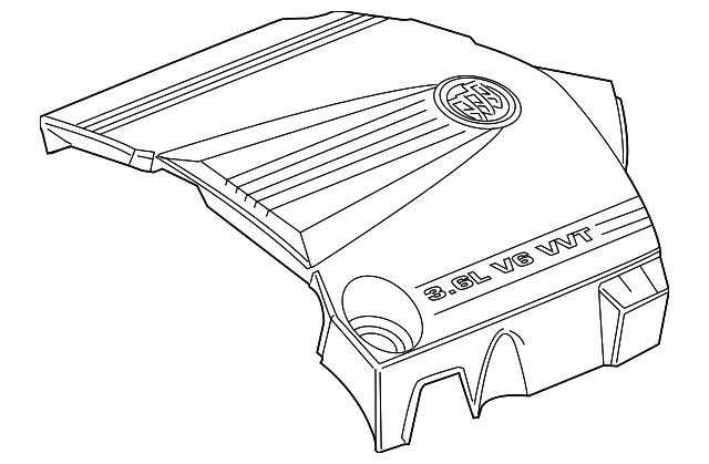 12590204 Деталь ENGINE COVER