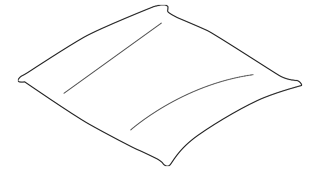 53601CA0009P Деталь ROOF PANEL