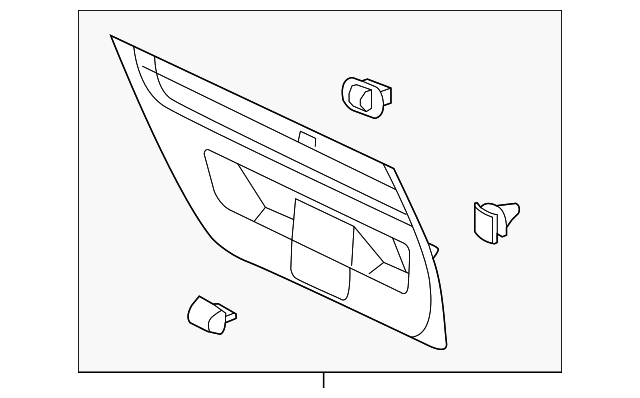 5C5-867-601-B-82V LOWER TRIM PANEL