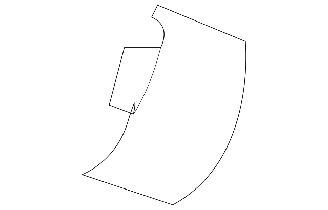 3746084Z00 Деталь COVER, LEFT