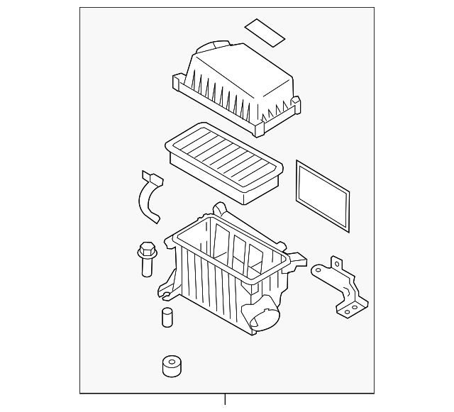 28110-1G200 AIR CLEANER ASSY