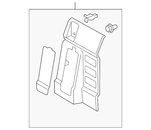 64270-0C020-C0 Деталь BACK PANEL TRIM, RIGHT