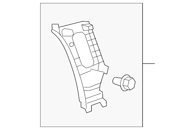 62510-0C100-E2 Деталь UPPER TRIM, RIGHT