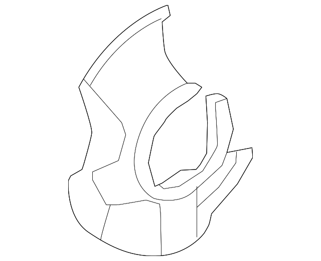 51755-3J700 SPLASH SHIELD, LEFT