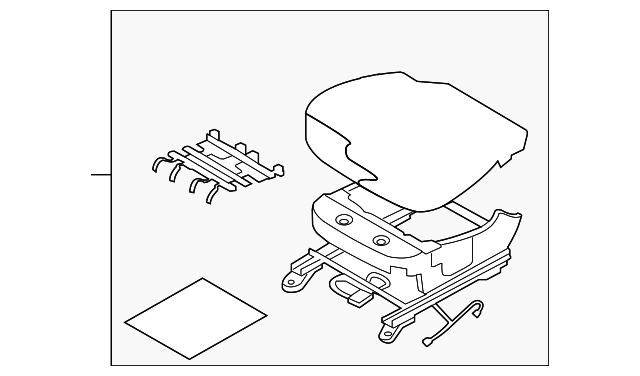 87300-1FH0B Деталь LOWER SEAT ASSY