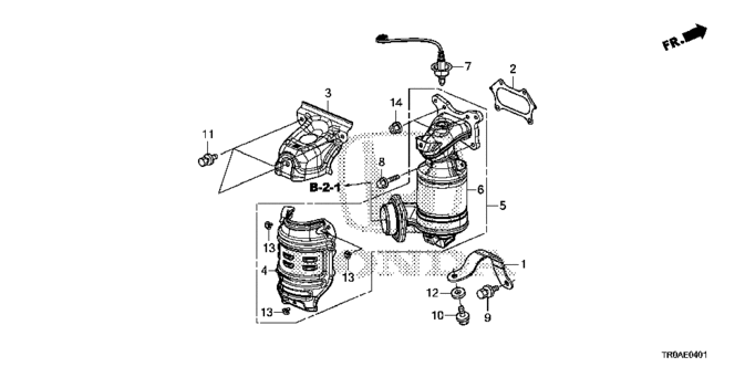 CIVIC SEDAN CONVERTER (2.4L)