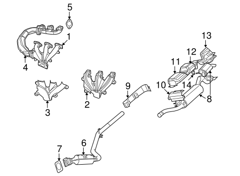Routan EXHAUST COMPONENTS
