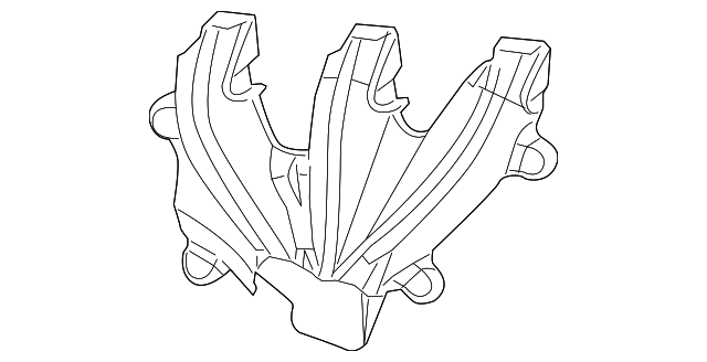 7B0-253-041 Деталь HEAT SHIELD, LEFT