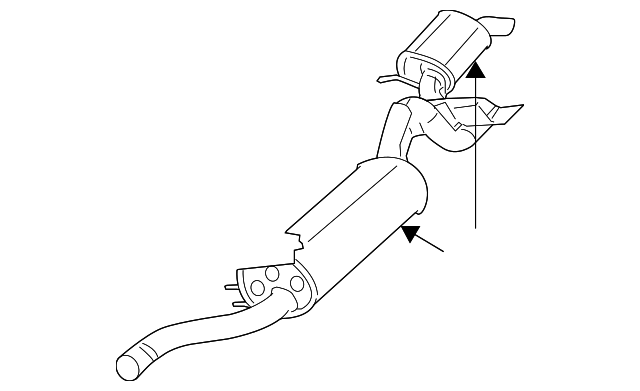 7B0-253-609-D Деталь MUFFLER & PIPE