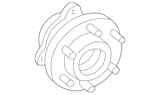 15991990 HUB & BEARING, RIGHT