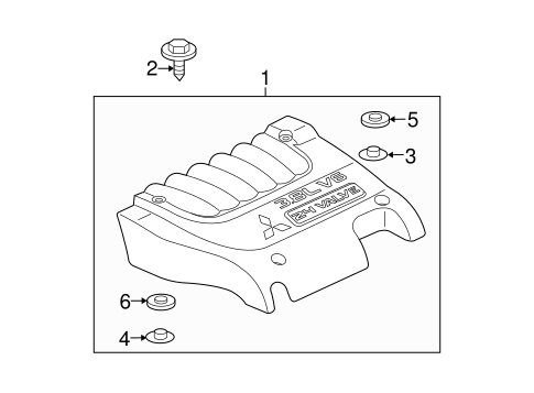 Galant ENGINE APPEARANCE COVER