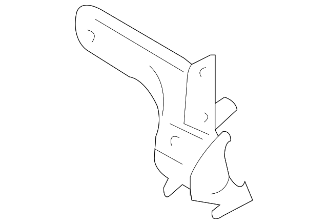 93117-1ET1A Деталь SUPPORT BRACE, LEFT