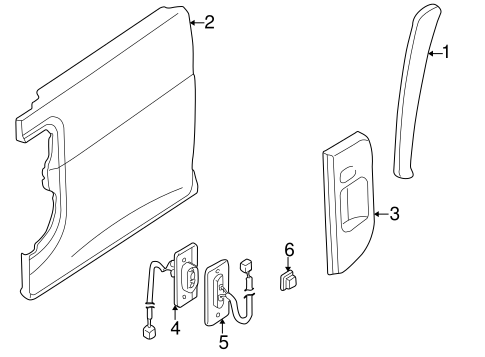 Quest INTERIOR TRIM - SIDE DOOR