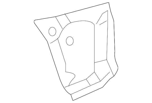 68009177AA Деталь WHEELHOUSE PANEL, RIGHT