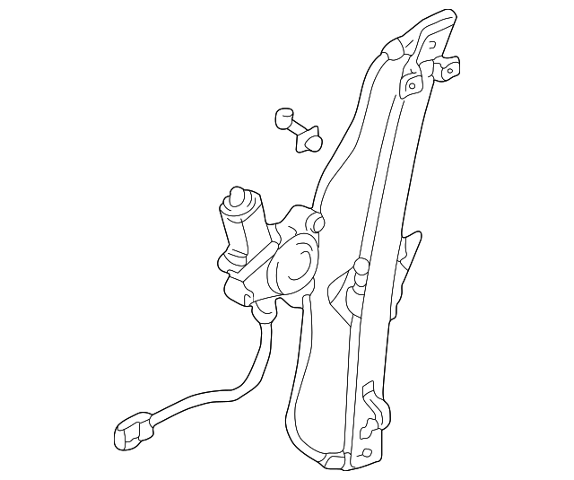 MR287310 Деталь REGULATOR, RIGHT