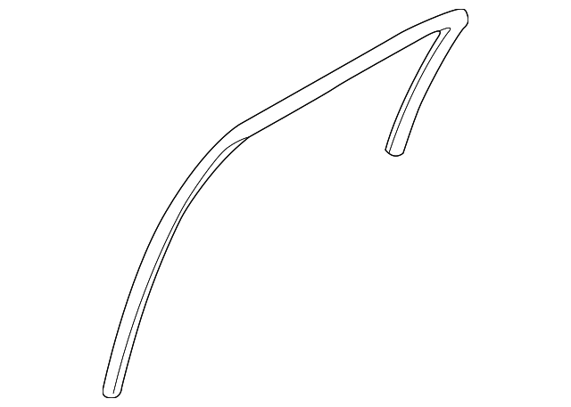 MR280865 Деталь RUN CHANNEL, LEFT
