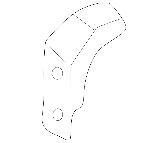 210-546-04-43 ABS SENSOR BRACKET, RIGHT