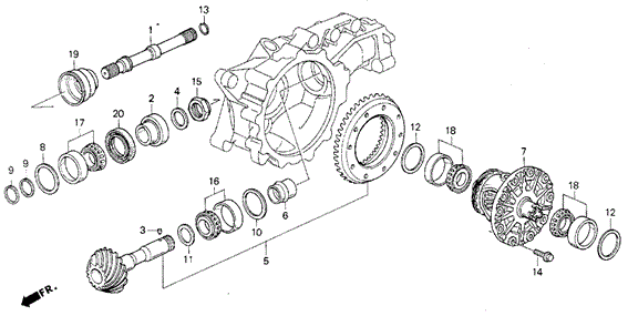 VIGOR MT DIFFERENTIAL GEAR