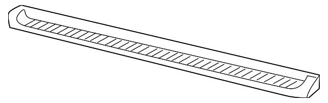 1L2Z16N454AAA Деталь STEP COVER, RIGHT