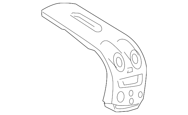 1C0858069EXNX Деталь CENTER BEZEL