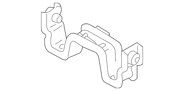 EF91-64-416A Деталь CONSOLE ASSY REAR BRACKET
