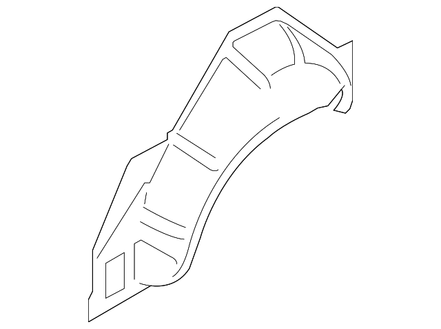G6711JL0MA Деталь OUTER WHEELHOUSE, LEFT