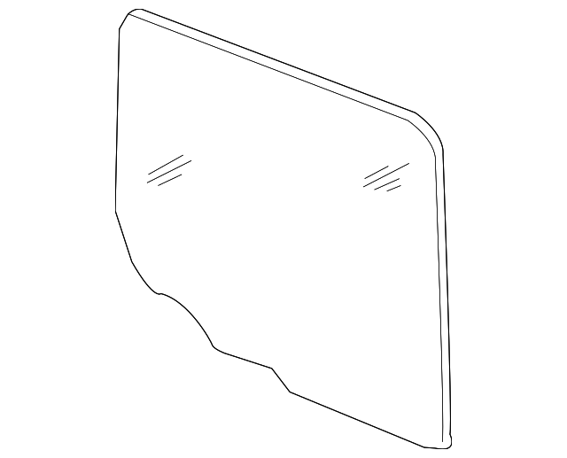 15189210 Деталь DOOR GLASS, LEFT