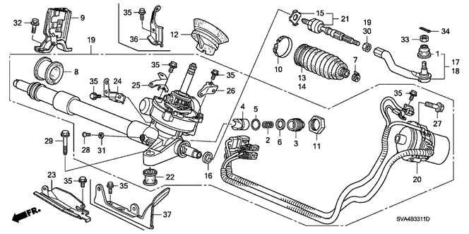 CIVIC COUPE P.S. GEAR BOX (EPS)
