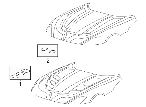 Viper EXTERIOR TRIM - HOOD
