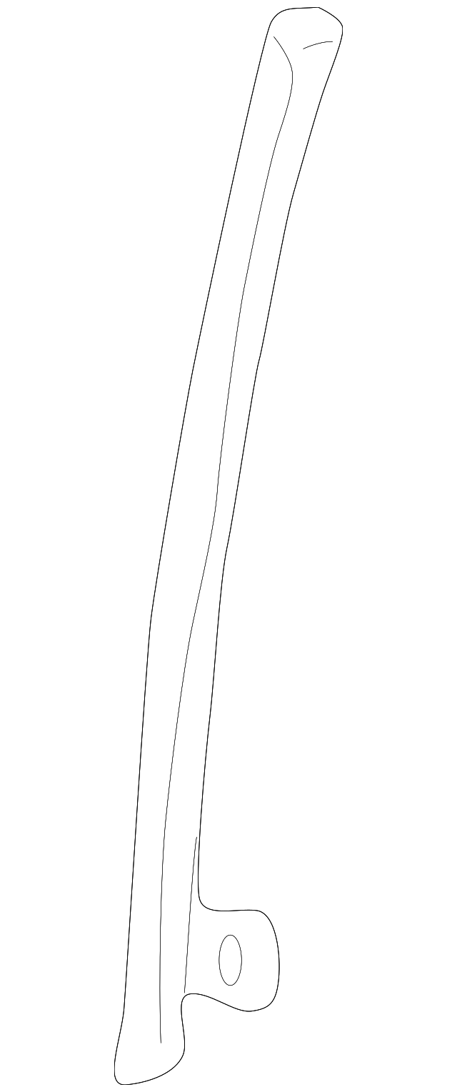 72231-S0X-A02 Деталь SASH, R. FR. DOOR CENTER (LOWER)