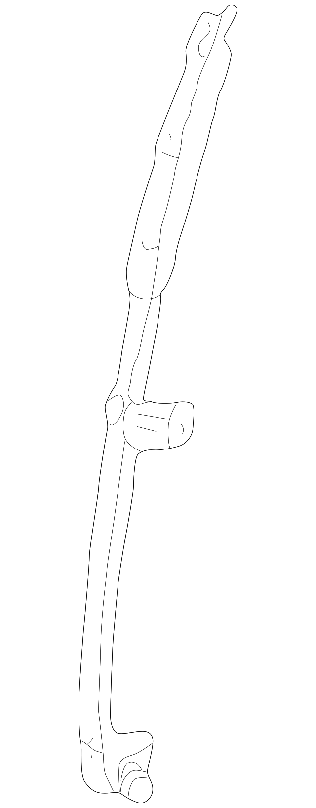 72270-S0X-A01 Деталь SASH, L. FR. DOOR (LOWER) (FR)