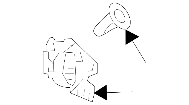 68122CR900 Деталь CLUSTER VISOR BRACKET
