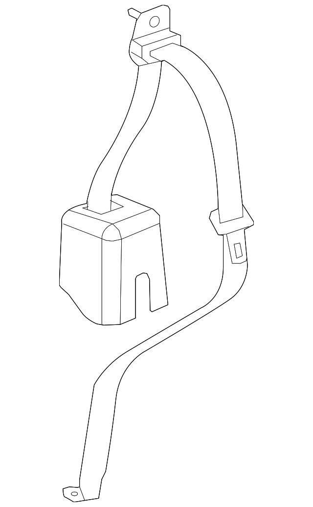 1RN02DX9AC Деталь OUTER BELT, RIGHT