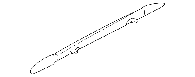 7661A120XA Деталь ROOF RACK, RIGHT