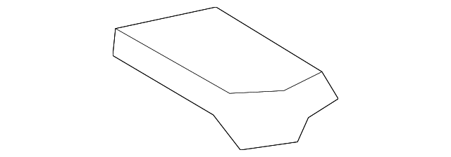 8U0-809-697 Деталь SOUND ABSORBER, LEFT