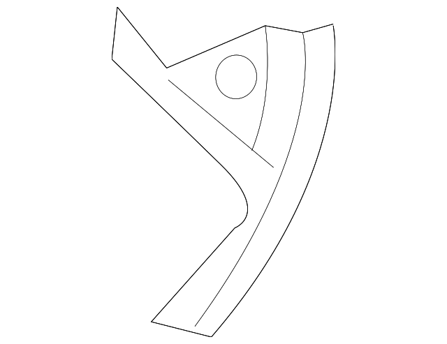 8U0-810-569-B Деталь PARTITION PANEL, LEFT