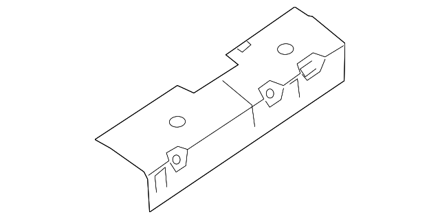 F81Z-26513A16-AA REAR SIDE RAIL, RIGHT