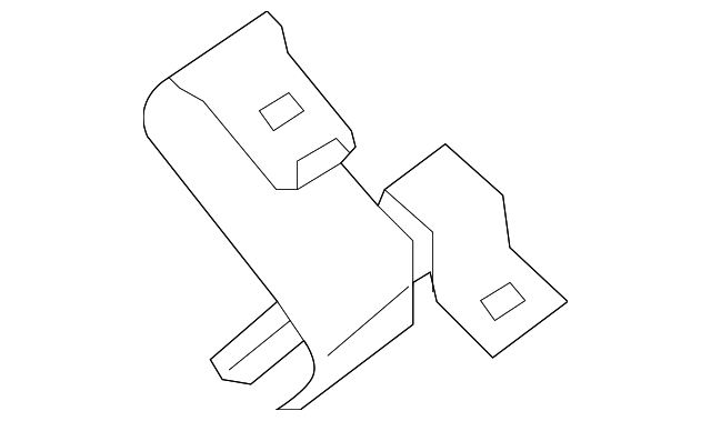 243173JA0B Деталь JUNCTION BLOCK BRACKET